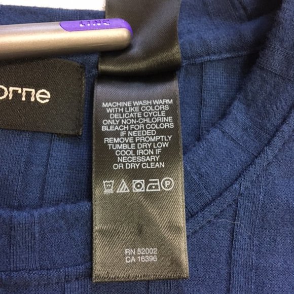 EUC - Claiborne, Men, Crewneck Sweater, Long Sleeve, Blue, size M - Picture 13 of 14